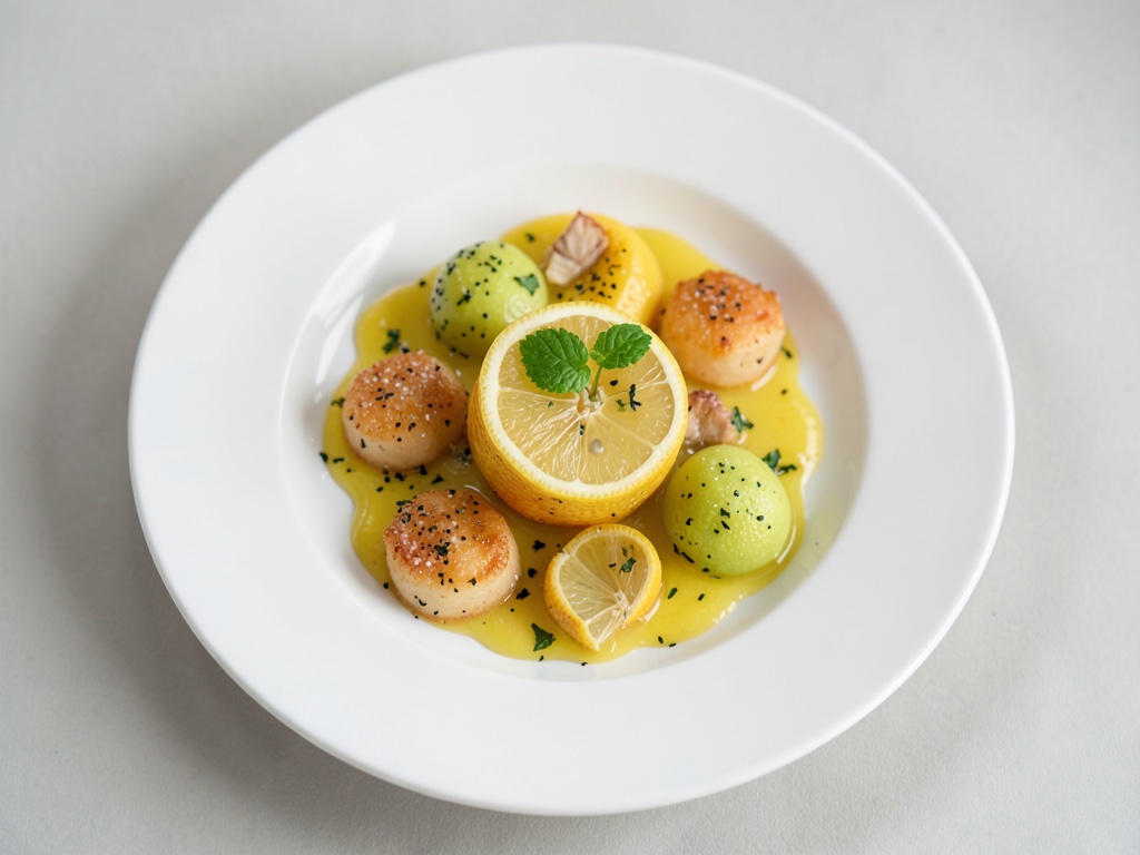 Sorbet al limone rinfrescante nelle bucce di limone