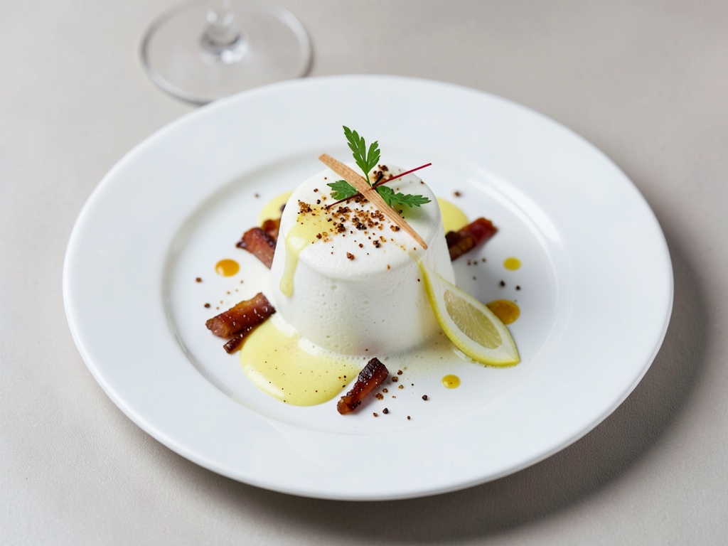 Eiskalter Zitronen-Schaum mit Limoncello und Sekt