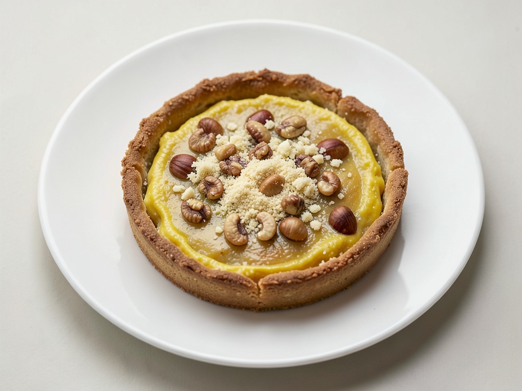 Torta croccante al limone con meringa
