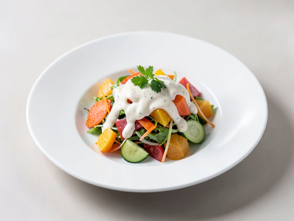Insalata di agrumi colorati con crema alla vaniglia