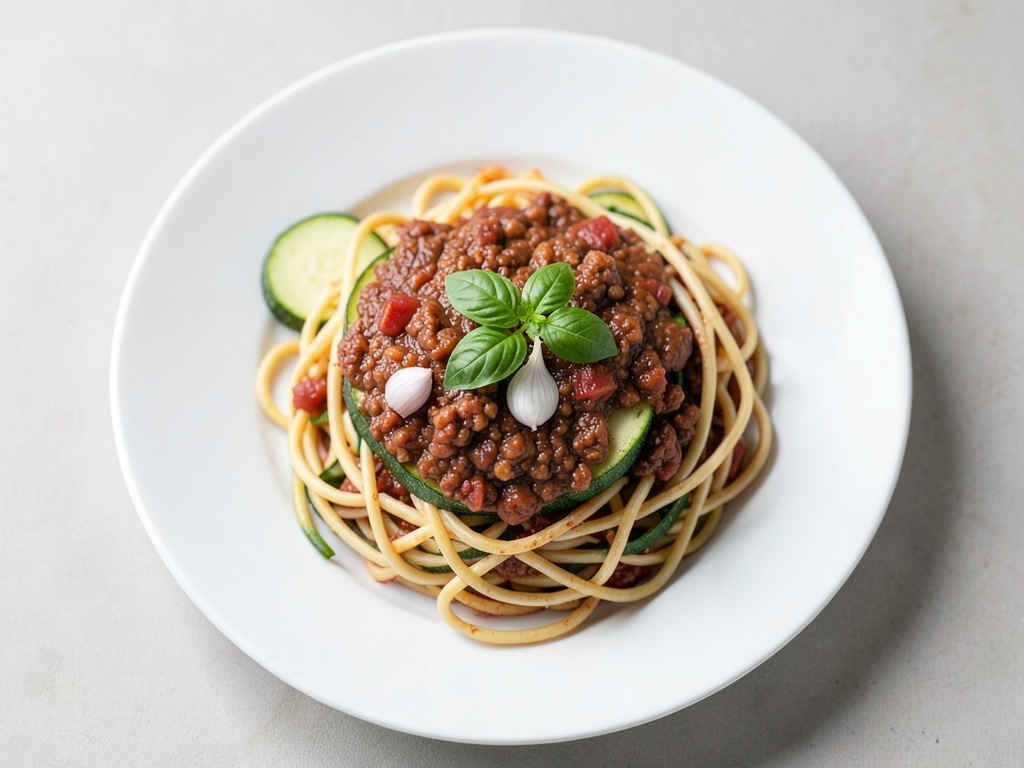 Zoodles con Bolognese
