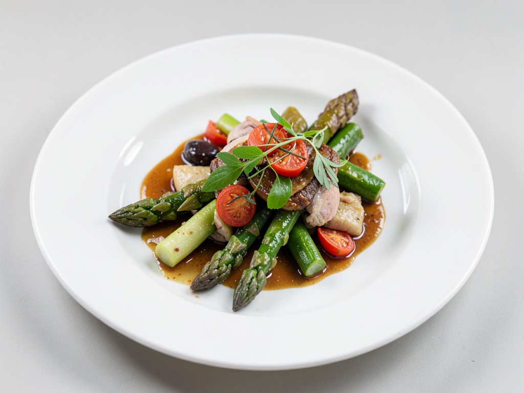 Cuoci e servi gli asparagi