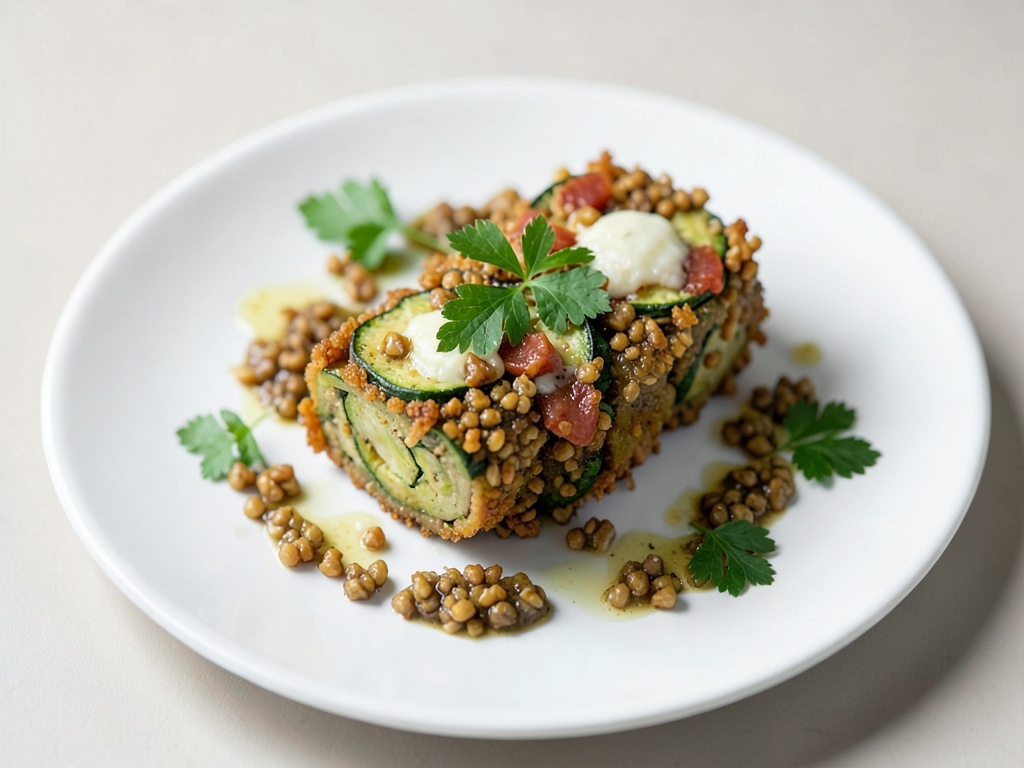 Panini croccanti di farro e zucchina