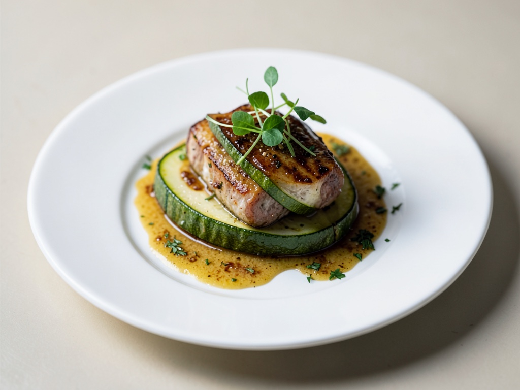 Eingelegte Zucchini mit Senf-Aroma