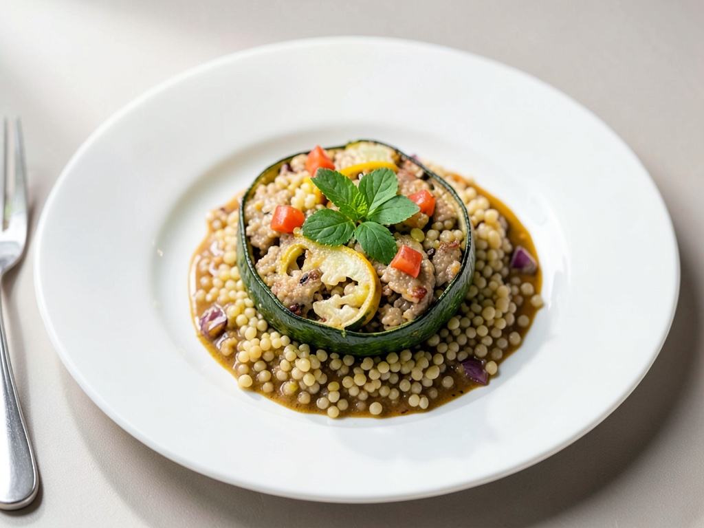 Zucchine ripiene di couscous