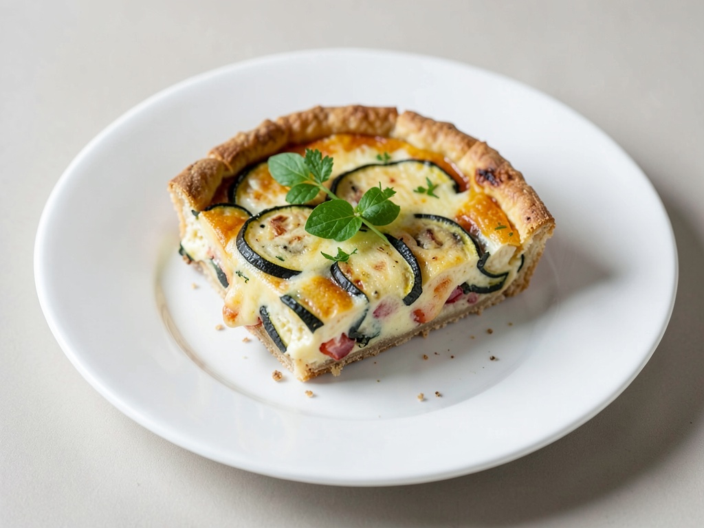 Quiche di Zucchine e Formaggio di Capra