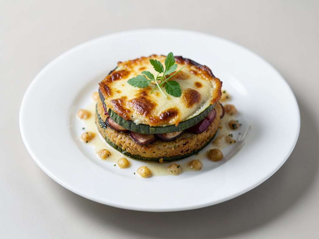 Gratin croustillant aux courgettes et pommes