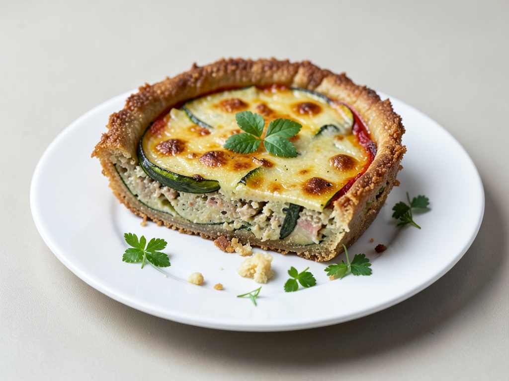 Torta croccante alla zucchina