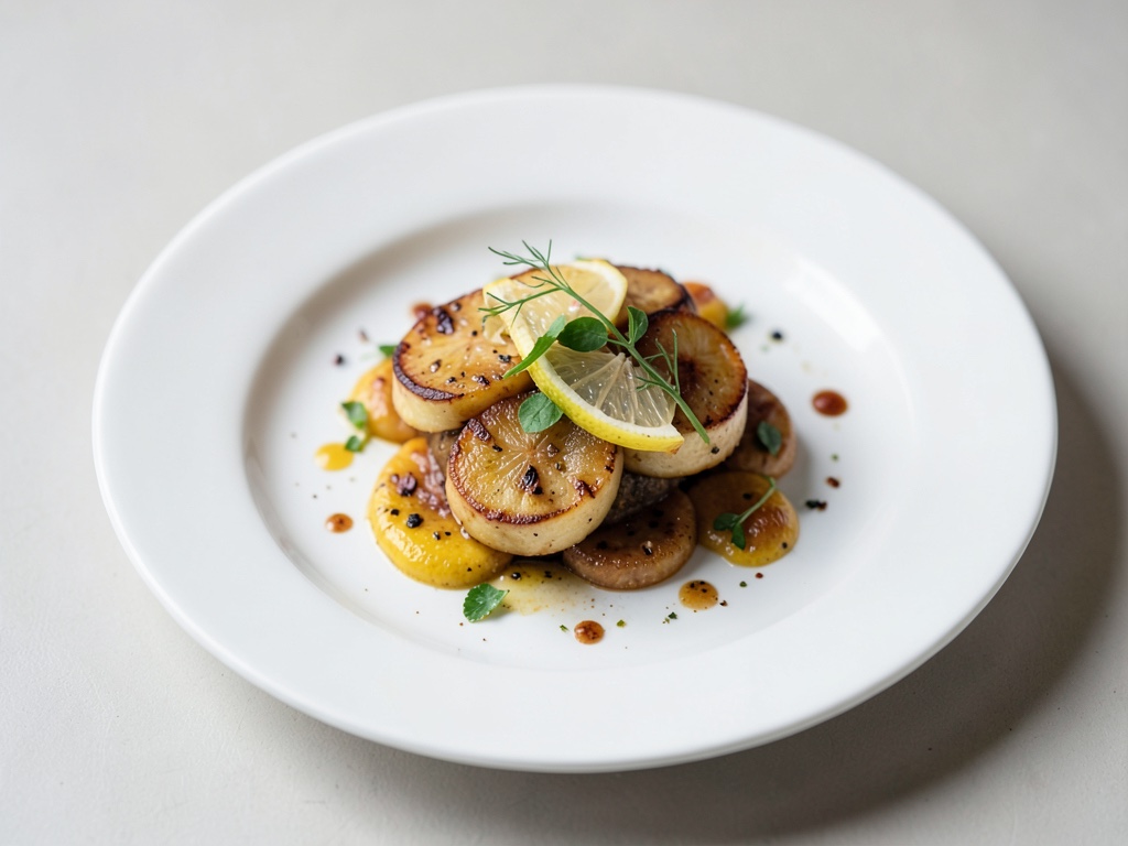 Fette di limone e zucchero