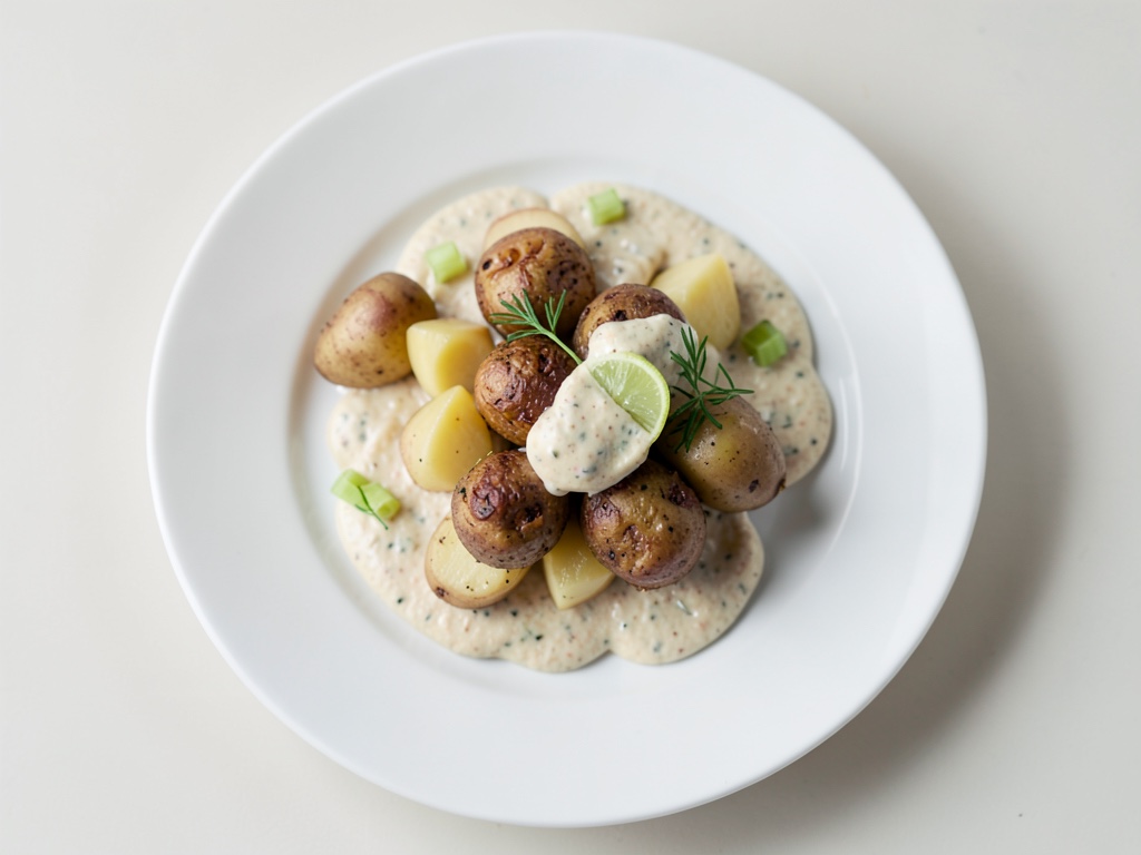Baccalà con patate e salsa cremosa