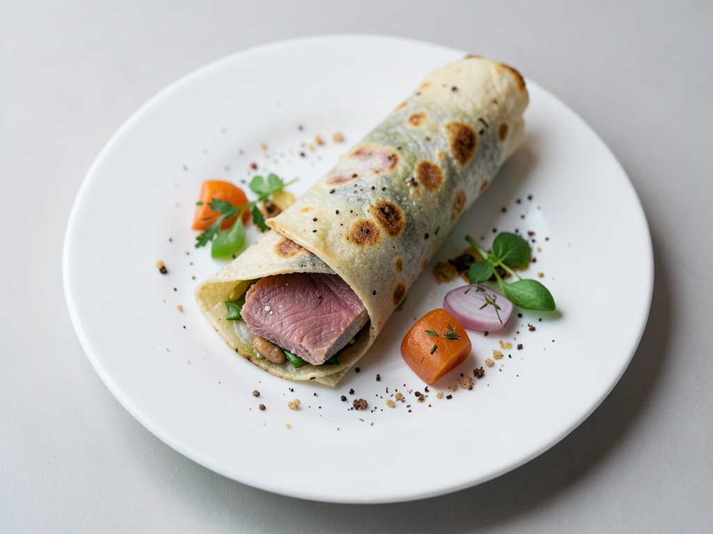 Due tipi di wrap con pesce
