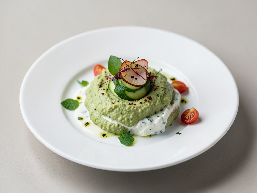 Dip all'avocado e yogurt freddo al cetriolo