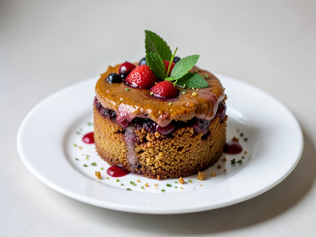 Torta croccante alle prugne