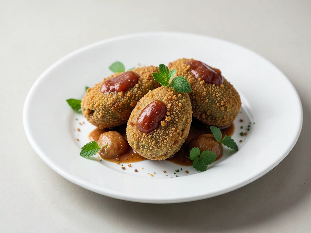 Tasche di prugne croccanti con pasta lievitata
