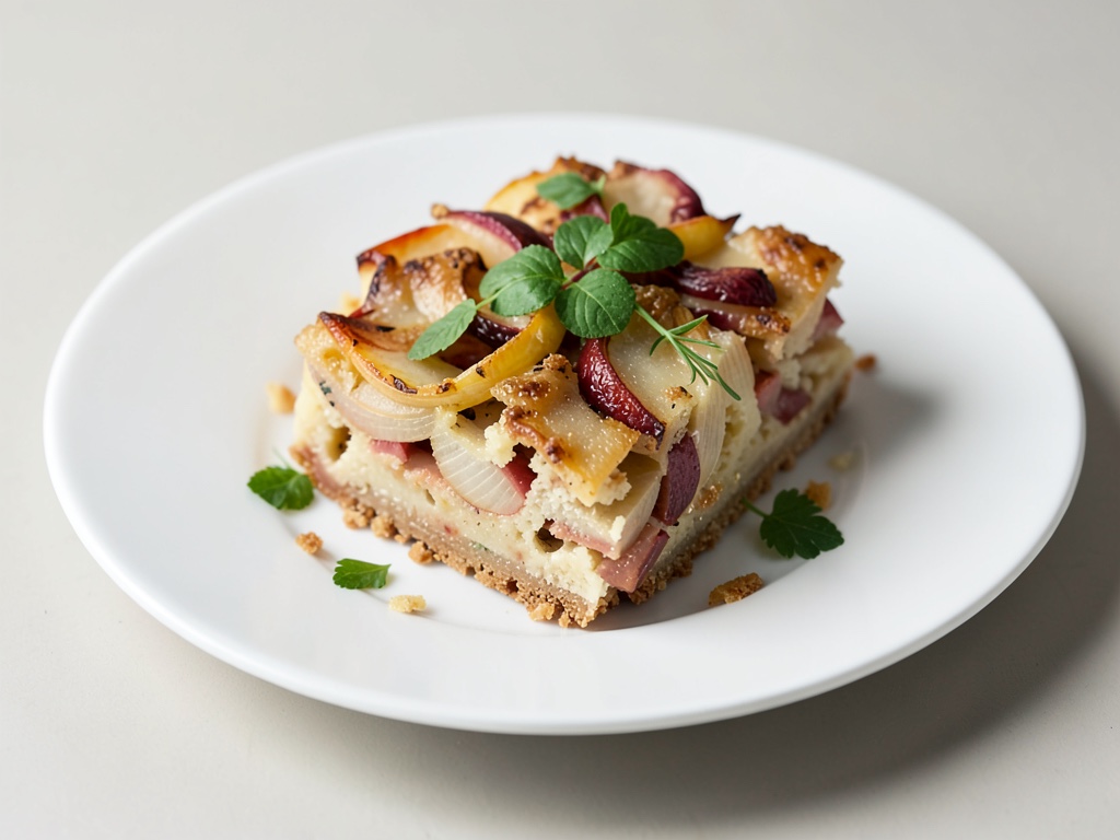 Herzhafter Zwiebel-Apfel-Kuchen