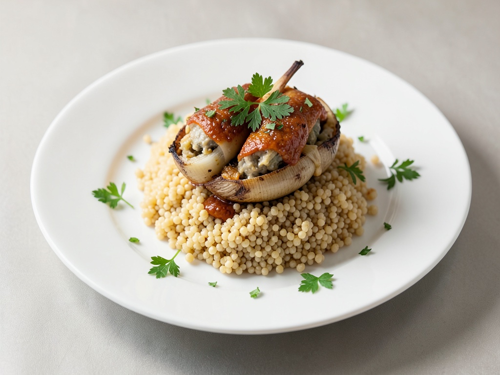 Cipolle ripiene con couscous