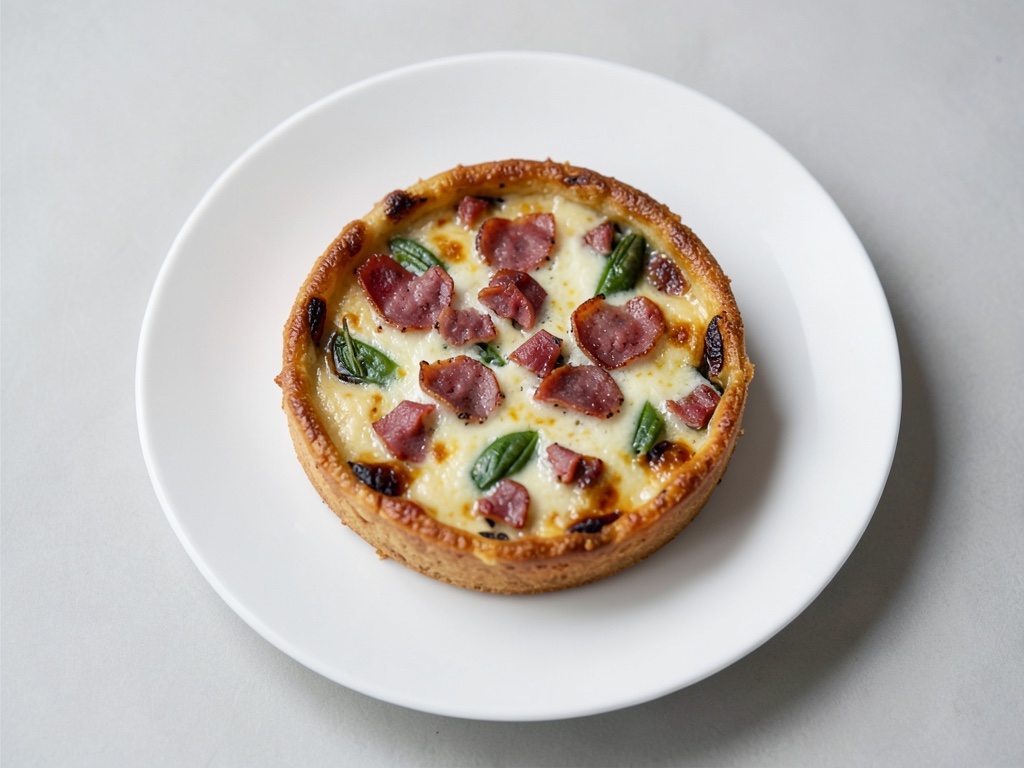 Tarte aux oignons au bacon