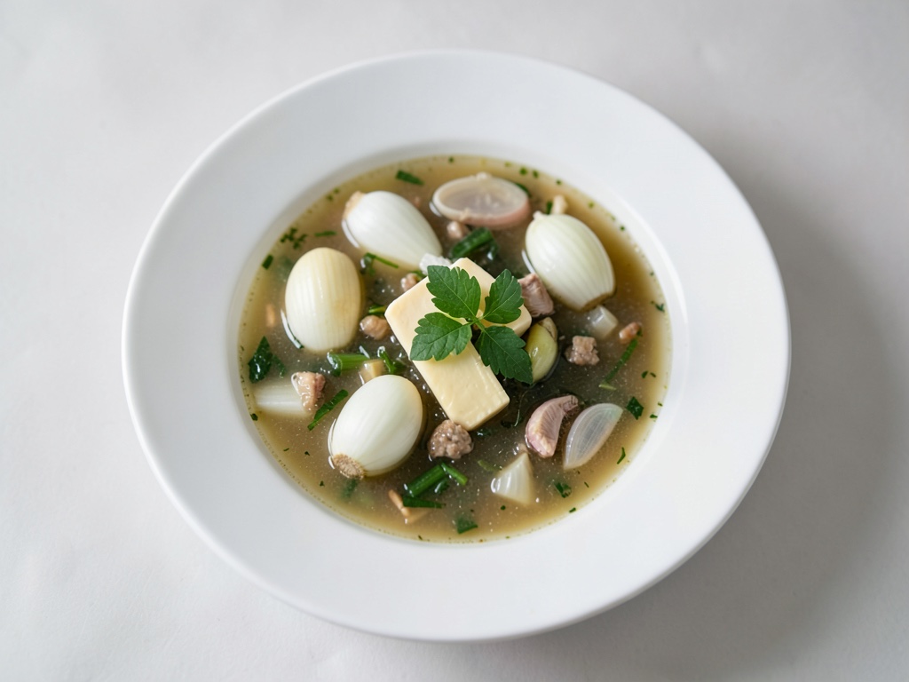 Soupe à l'oignon au vin blanc