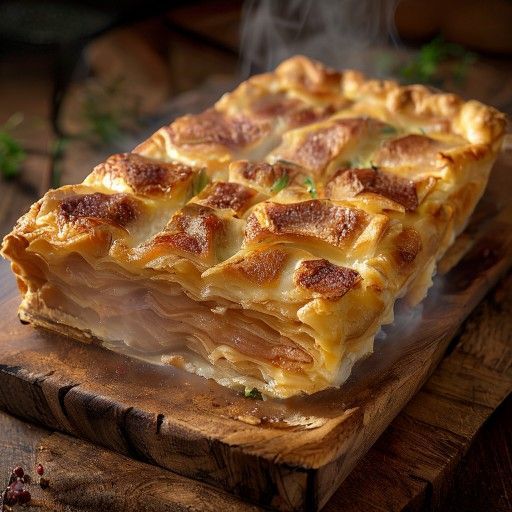 Teller-Empanada Gallega (Auflauf-Version)