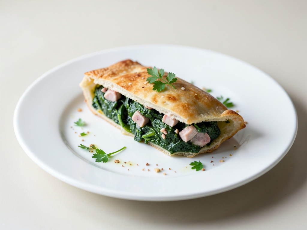 Empanada Gallega mit Spinat und Thunfisch