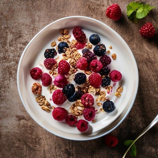 Englischer Joghurt mit Früchten