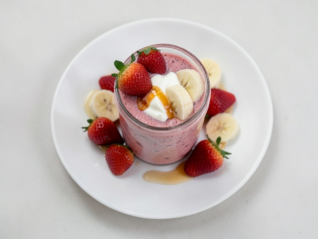 Smoothie fraise-banane