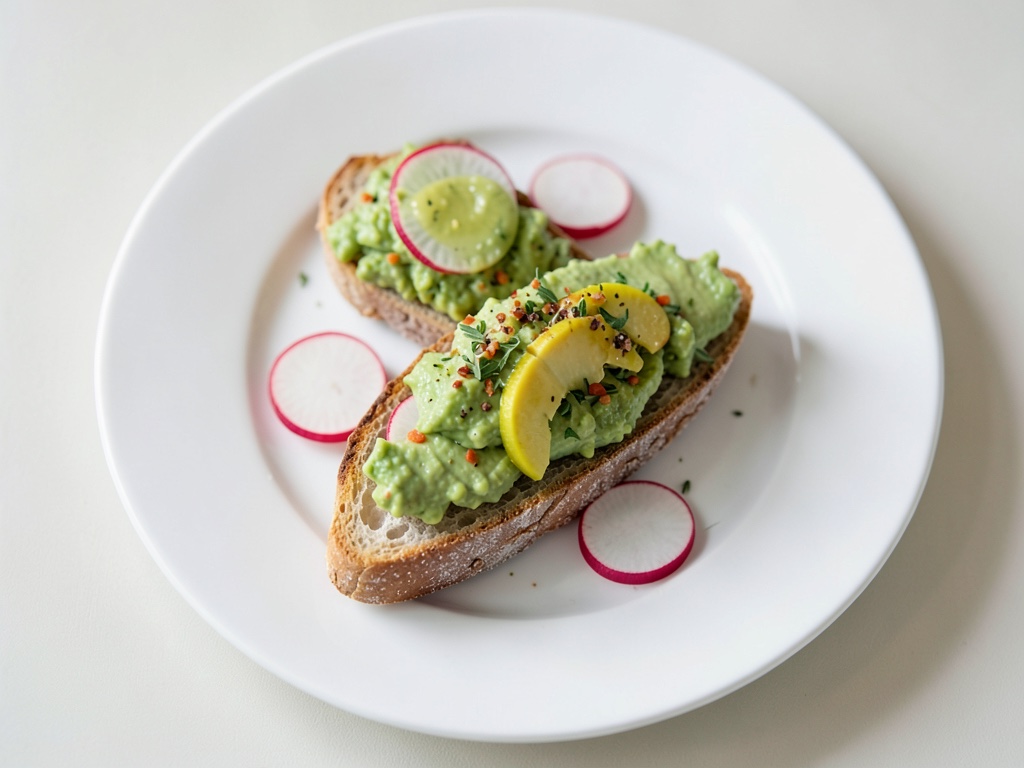 Fancy Avocado-Crostini