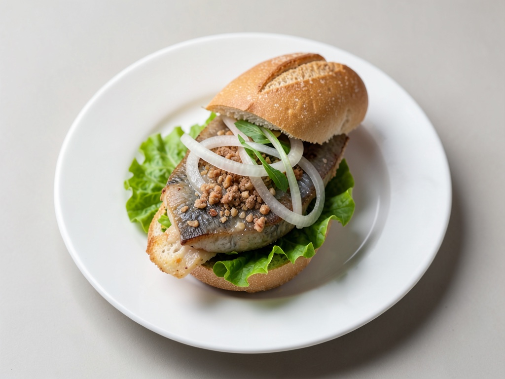 Fischbrötchen mit Matjes