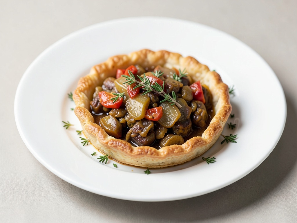 Französische Zwiebel-Tarte mit Thymian