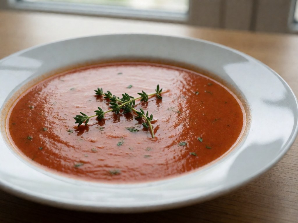 Frische Tomatensuppe