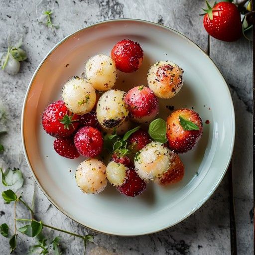 Fruchtige Quarkbällchen