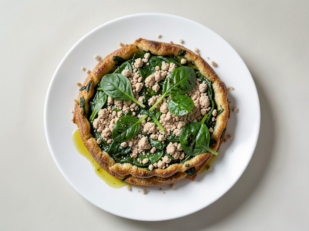 Galette con spinaci