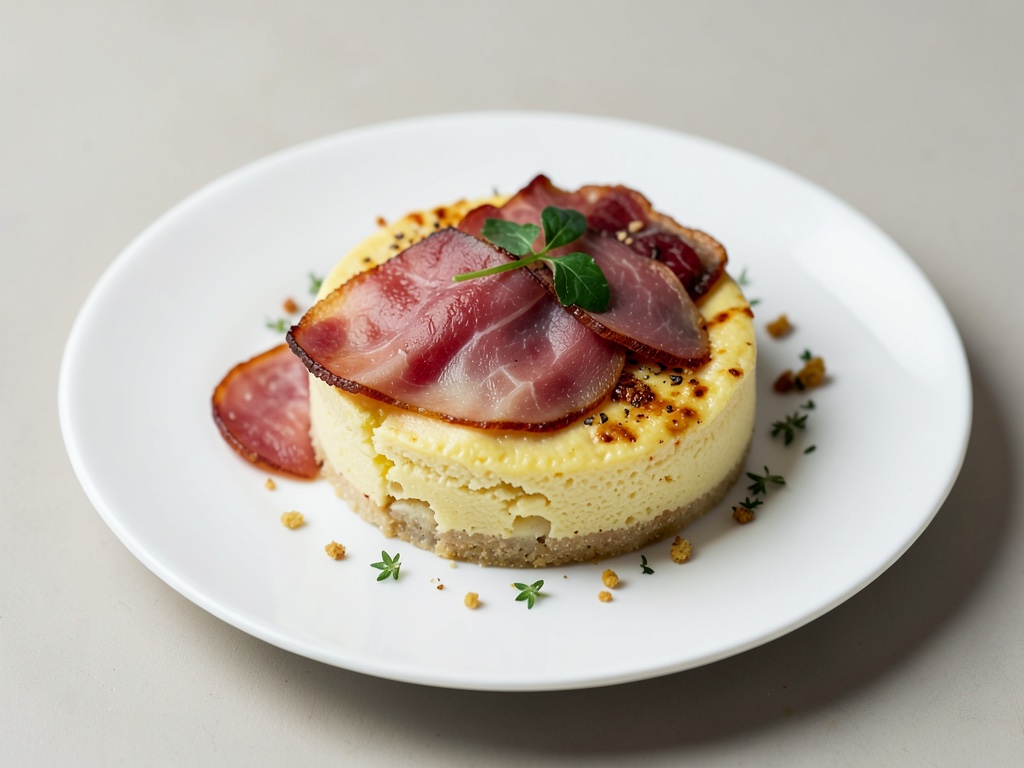 Galizischer Schinken-Kuchen mit Käse