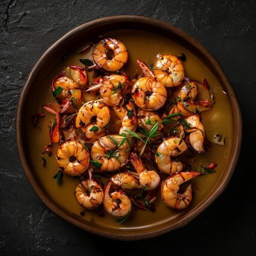 Knoblauch-Garnelen in feurigem Öl (Gambas al Ajillo)