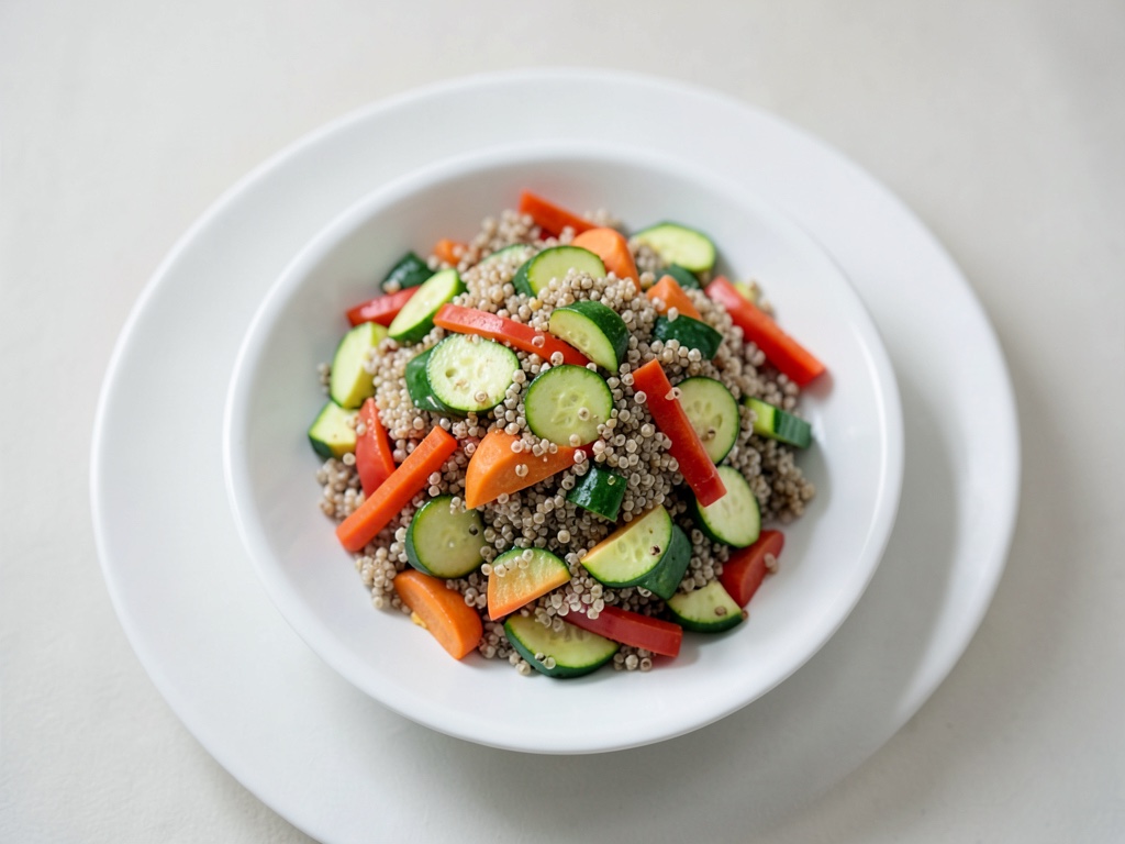Gemüsepfanne mit Quinoa