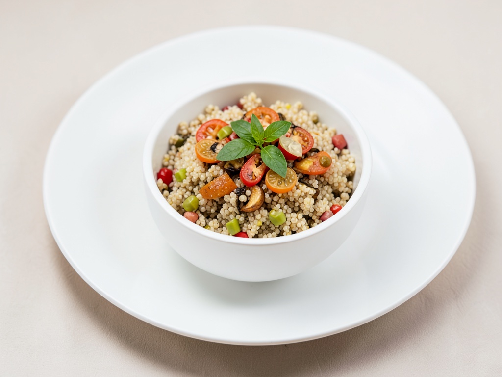 Geschlossene Provence-Paprikaschale mit Quinoa