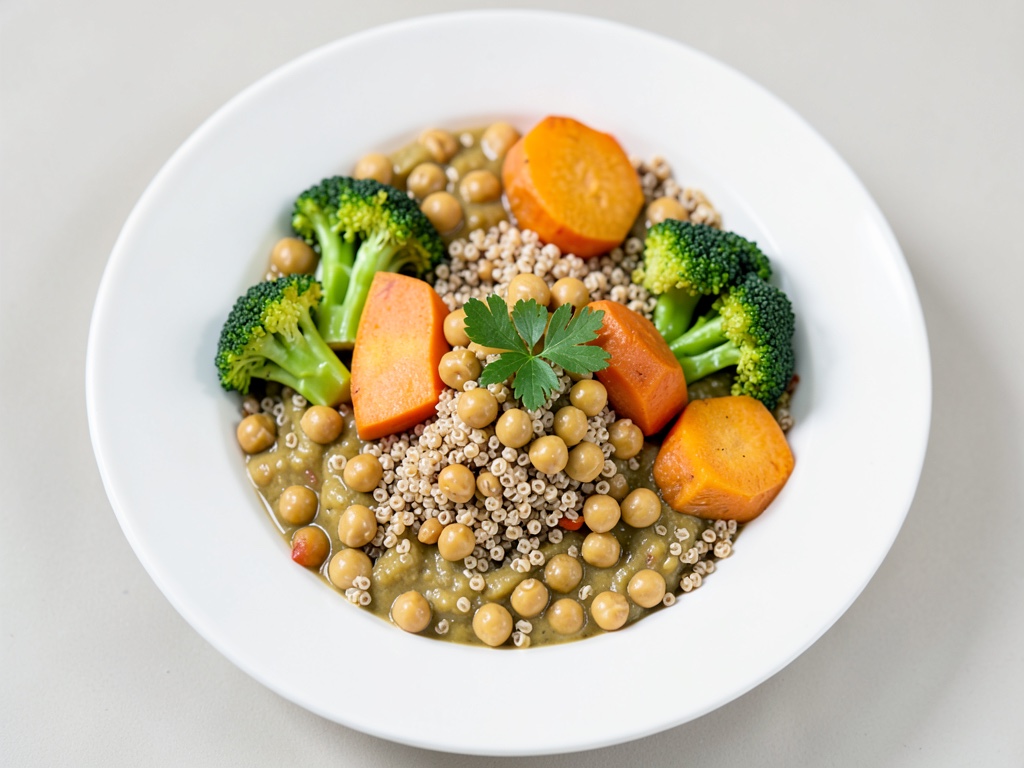 Goldene Kurkuma-Kichererbsen Bowl mit Quinoa