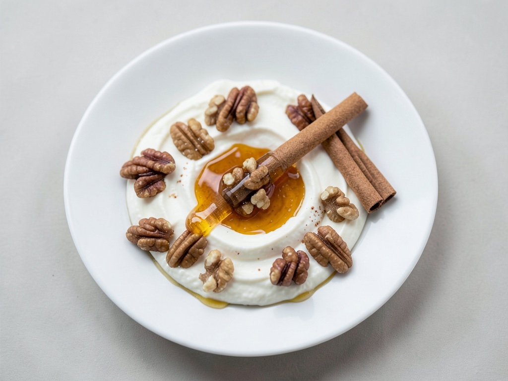 Griechischer Joghurt mit Honig und Walnüssen