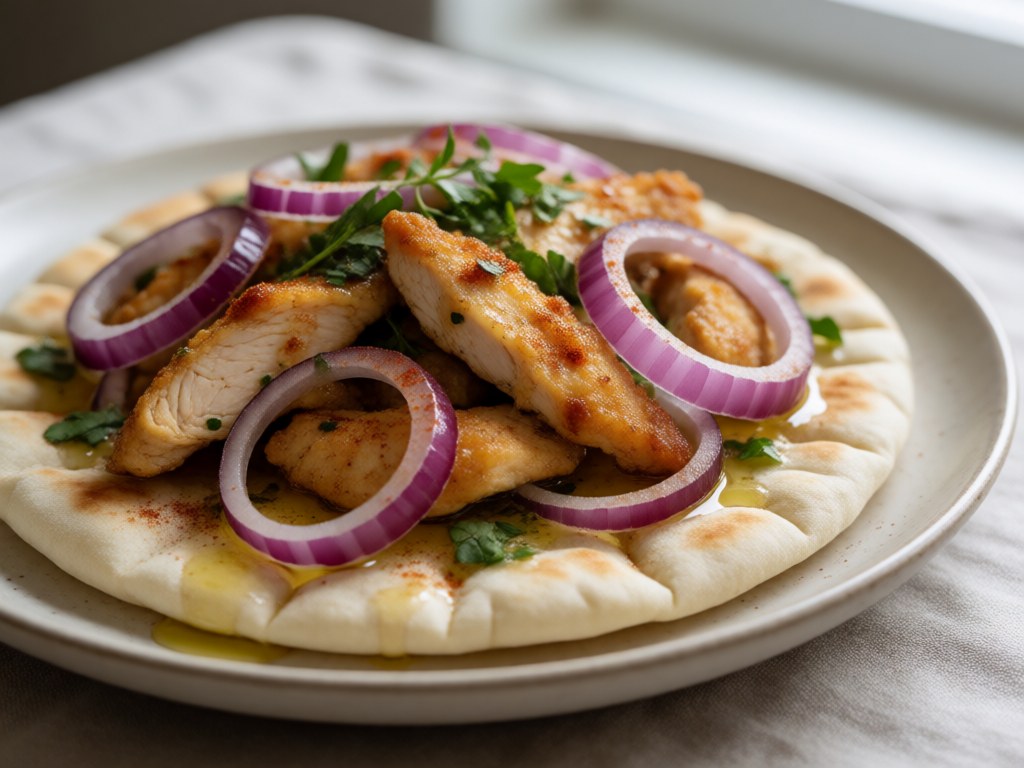 Knuspriges Hähnchen-Gyros aus der Heißluftfritteuse