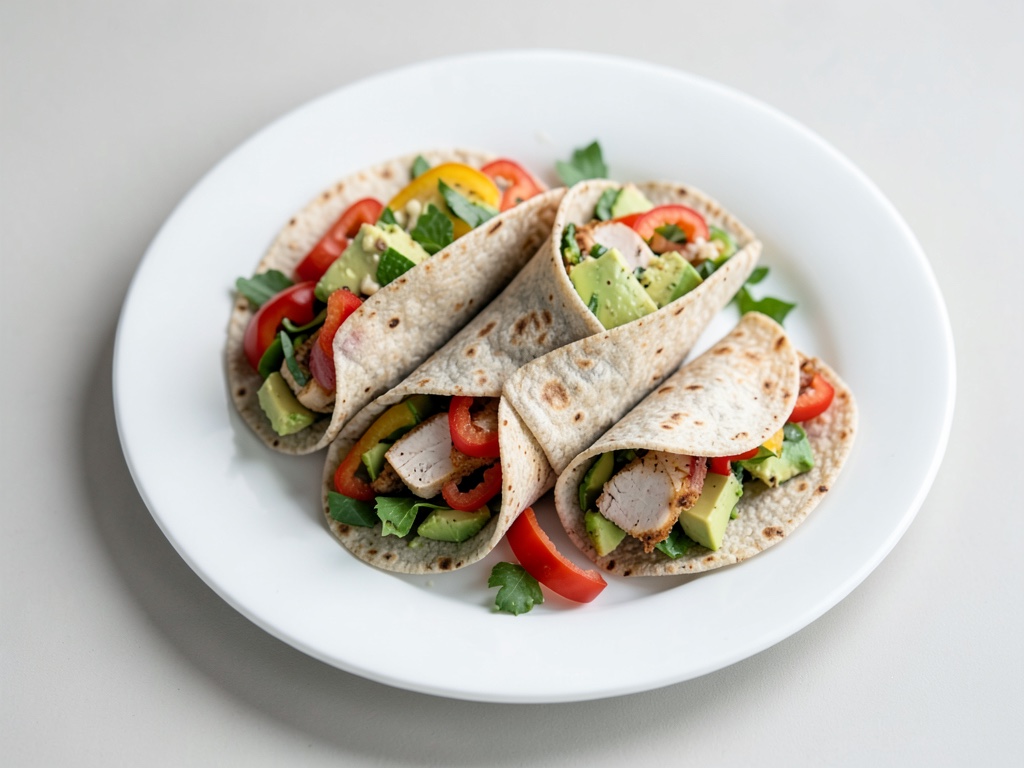 Hähnchen-Wraps mit Avocado