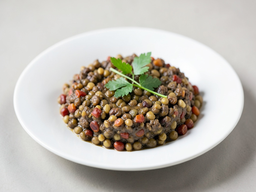 Parmentier di lenticchie salato