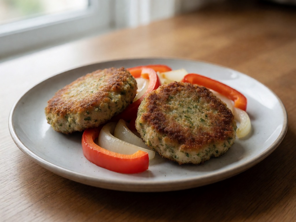 Schweinekoteletts mit Kräuterkruste in der Heißluftfritteuse