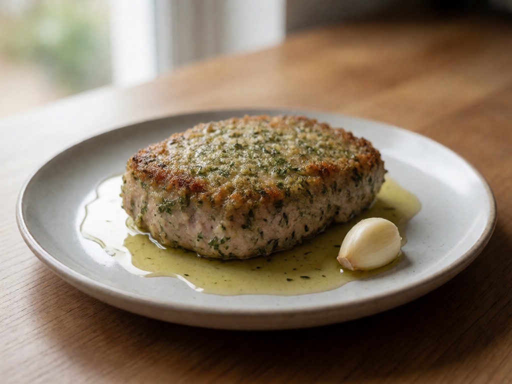 Schweinefilet mit Kräuterkruste in der Heißluftfritteuse