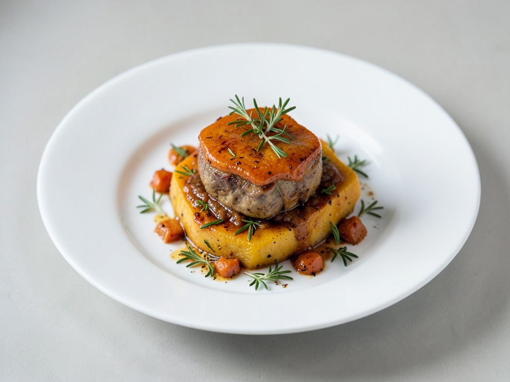 Herbstliches Tian mit Kürbis und Thymian