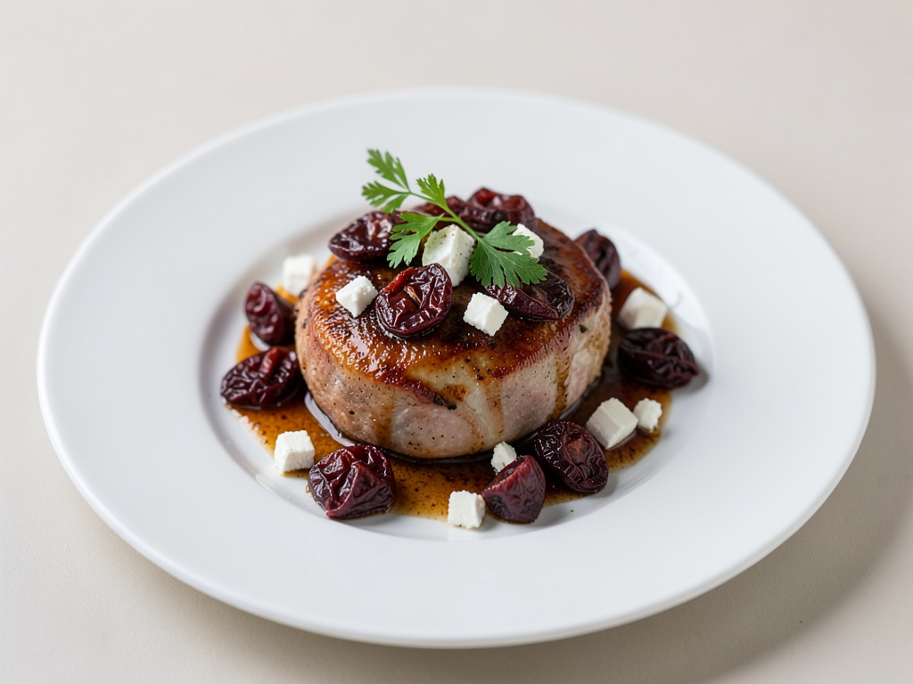 Herbstliches Tian mit Sonnentomaten und Feta