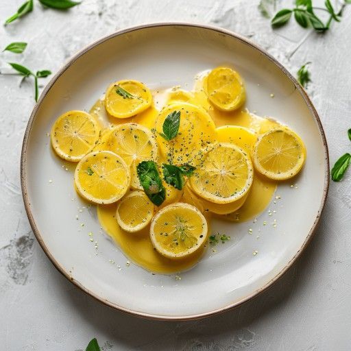 Ofen-Zitronen-Polenta-Taler