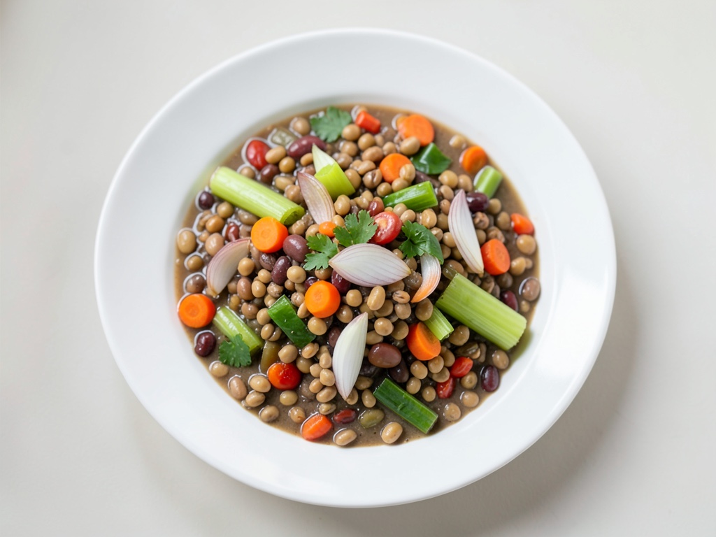 Guiso de legumbres con verduras