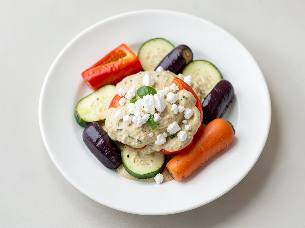 Cremiges Ofengemüse mit Feta