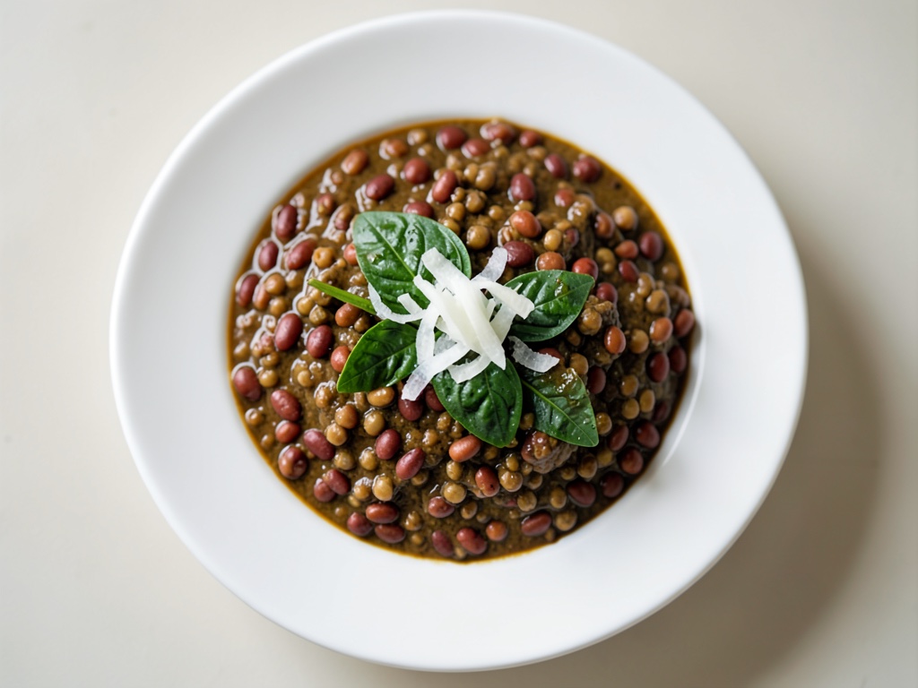 Indisches Linsencurry mit Spinat