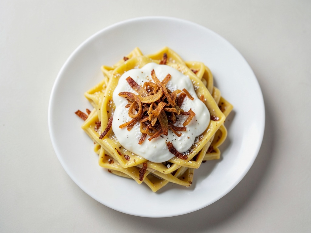 Käsespätzle mit Röstzwiebeln